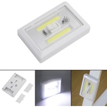 Uravas Store Uraselect 2 Ledli Pilli Lamba Anahtarlı Portatif LED Işık Mıknatıslı Yapışkanlı Dolap Duvar Işığı