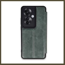 Northcity Reno 11F Uyumlu Kılıf Flip Cover - Koyu Yeşil Bx