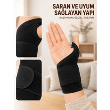 Uravas Store Uraselect Ayarlanabilir El Bilek Bandajı Başparmak Geçişli Bilek Desteği Günlük ve Spor Kullanım