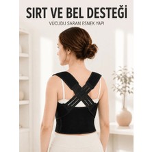 Uravas Store Uraselect Dik Duruş Korsesi Ayarlanabilir Lastikli Sırt ve Bel Destekli Postür Korsesi
