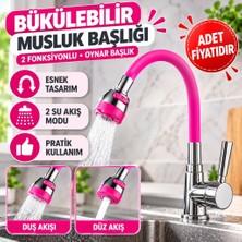 Uravas Store Uraselect Oynar Başlıklı Tasarruflu Kubar Musluk Borusu ve Başlığı Pembe