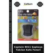 Carlburn Premium Captain 8011 Şapkaya Takılan Kafa Feneri Yürüyüş Işığı Çadır Lambası Baş Aydınlatma