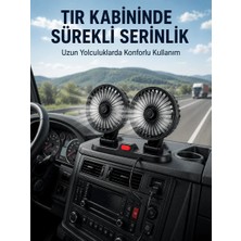 Uravas Store Uraselect Çift Başlıklı Araç Içi USB Vantilatör Soğutucu Fan