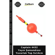 Carlburn Delux Serisi Captain 4432 Yayın Şamandrası Yuvarlak Top 5X14CM Spor Ekipman Hobi