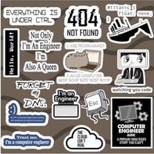 Kazan Hobi Yazılım Sticker Seti, Laptop Notebook Telefon Etiket Bullet Journal