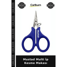 Carlburn Premium Mustad Multi Ip Kesme Makası Balıkçı Aleti Temiz Kesim Takım Aparatı