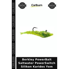 Carlburn Özel Seri Berkley Powerbait Saltwater Powerswitch Silikon Karides Yem Balık Predator Avcılık