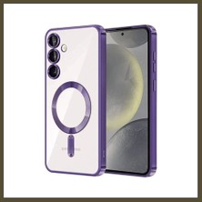 Northcity Samsung Galaxy A35 5g Uyumlu Kross Magneticsafe Kapak - Mor Bx