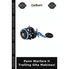 Carlburn Delux Serisi Penn Warfare Iı Trolling Olta Makinesi Sportif Av Tuzlu Su Deniz Avcılığı
