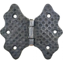 Uravas Store Uraselect Antika Tarz Dekoratif Pirinç Kelebek Menteşe - 92 Mm, Oksit