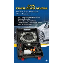 Uravas Store Uraselect 48V Şarjlı Çift Bataryalı Taşınabilir Basınçlı Oto Yıkama Bahçe Sulama Tabancası