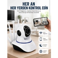 Uravas Store Uraselect LED Aydınlatmalı 5 Antenli Motorlu 1080P Wifi Kamera Sensörlü Yeni Nesil