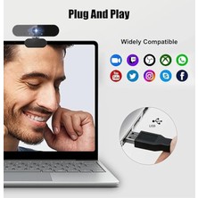 Uravas Store Uraselect Webcam Orjınal 1080P Hd Konferans Kamera Dahili Mikrofon Görüntülü Sohbet Yayın Kamerası Hd Video AE-104