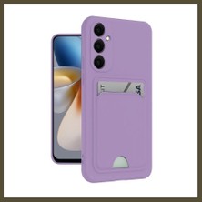 Northcity Samsung Galaxy S24 Plus Uyumlu Kelvin Kartvizitli Silikon - Lila Bx
