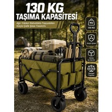 Uravas Store Uraselect Kamp, Piknik, Plaj ve Alışveriş Için Çok Amaçlı Katlanabilir Wagon