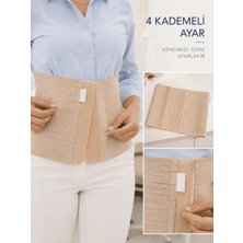 Uravas Store Uraselect Kadın Abdominal Korse 26 cm Karın ve Bel Bölgesi 4 Kademeli Ayarlanabilir Korse