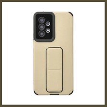 Northcity Samsung Galaxy A53 5g Uyumlu Kılıf Mega Standlı Silikon - Gold Bx