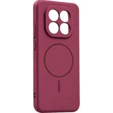 Uravas Store Uraselect Xiaomi Redmi Note 15 Pro 4g Mika Pc Magsafe Kapak - Bordo