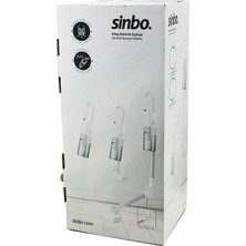 Uravas Store Uraselect Sinbo Dikey Elektrikli Süpürge - Beyaz - 500W - Ergonomik Tasarım