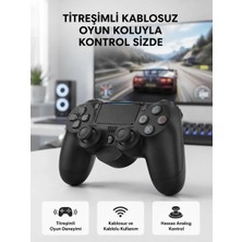 Uravas Store Uraselect Ps4 Kablosuz Oyun Kolu V2 – Bluetooth Bağlantılı, Titreşimli, Pc ve Mobil Uyumlu