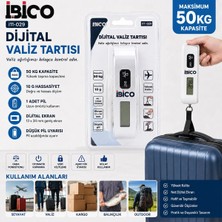 Uravas Store Uraselect Valiz Model Dijital Valiz Terazi Tartı Kantar Pilli MAX=50KG Hasassiyet = 10GR İ11-029