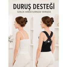 Uravas Store Uraselect Postür Dik Duruş Korsesi Sırt Destekli Ayarlanabilir Lastikli Bel Korsesi