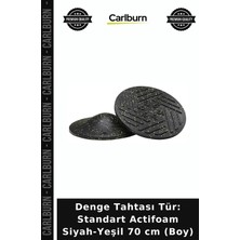 Carlburn Premium Denge Tahtası Tür: Standart Actifoam Siyah-Yeşil 70 cm (Boy) Ekipman Antrenman Fitness