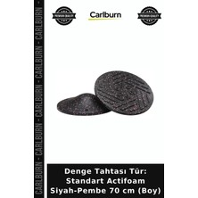 Carlburn Özel Seri Denge Tahtası Tür: Standart Actifoam Siyah-Pembe 70 cm (Boy) Zindelik Hareket Salon