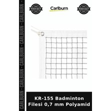 Carlburn Özel Seri KR-155 Badminton Filesi 0,7 mm Polyamid Raket Set Çiftli