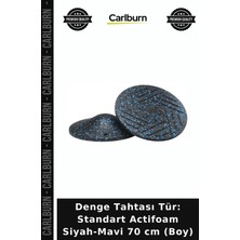 Carlburn Delux Serisi Denge Tahtası Tür: Standart Actifoam Siyah-Mavi 70 cm (Boy) Aktivite Fitness Adım
