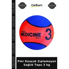 Carlburn Premium Pmr Kauçuk Zıplamayan Sağlık Topu 3 kg Alet Antrenman Aleti Egzersiz