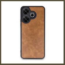 Northcity Redmi 13 4g Uyumlu Kılıf Aras Deri Kapak - Taba Bx