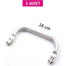 Uravas Store Urprime Gizli Metal Çanta Bursu – 3 Adet - 16 cm - Metal Çanta Aparatı Çanta Aksesuarı