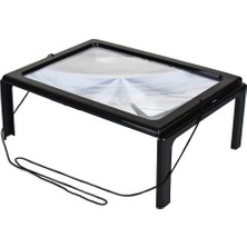 Uravas Store Urprime Nikula-Yaşlılar Için A4 Boyutu Masa Tipi Işıklı Okuma Büyüteç TH-275205B