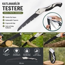 Uravas Store Ergonomik Katlanabilir 53 cm Bahçe ve Kamp Testeresi