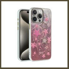 Northcity iPhone 14 Pro Uyumlu Kılıf Blade Aynalı Desenli Kapak - Desen 7 Bx
