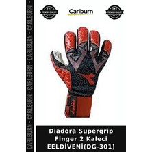 Carlburn Premium Diadora Supergrip Finger 2 Kaleci EELDİVENİ(DG-301) Savunma Rekabet Stadyum