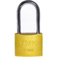 Uravas Store Urprime Eko Sarı Boyalı Uzun Kancalı Asma Kilit 63MM