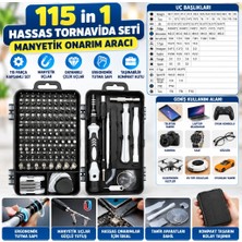 Uravas Store Urprime Hassas Tornavida Seti Bilgisayar Pc Telefon Onarım Aracı Seti Manyetik 115 In 1 Tornavida Seti