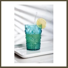 Northcity Akrilik Aquamarin Tekli Kısa Bardak & Su Meşrubat Kahve Yanı Bardağı 400 ml ( Cam Değildir ) Bx