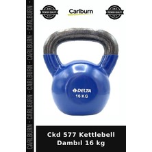 Carlburn Delux Serisi Ckd 577 Kettlebell Dambıl 16 kg Vücut Geliştirme Kas Çalışması Ev Sporu