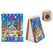 Uravas Store Urprime Istanbul Temalı Ahşap Magnetli Not Defteri TCX5880