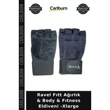 Carlburn Delux Serisi Ravel Fıtt Ağırlık & Body & Fıtness Eldiveni -Xlarge Salon Fitness Aksesuar