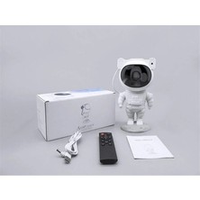 Astronot Projeksiyon Lambası Bluetooth Speaker 120X113X228 mm