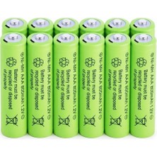 Uravas Store Urprime 800 Mah 1.2V Aaa Ni-Cd Şarj Edilebilir Pil 12 Adet