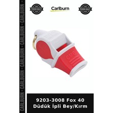 Carlburn Özel Seri 9203-3008 Fox 40 Düdük Ipli Bey/kırm Sahne Kamp Antrenör