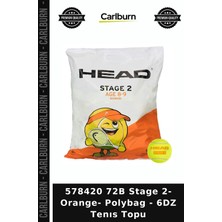 Carlburn Premium 578420 72B Stage 2- Orange- Polybag - 6dz Tenıs Topu Antrenman Etkinlik