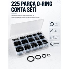 Uravas Store Urprime Urprime® 225 Pcs O-Ring Conta Seti Profesyonel Tamir, Bakım ve Sızdırmazlık Çözümü