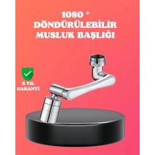 Uravas Store Urprime Urprime® 1080° Dönebilen Püskürtme Filtreli Musluk Başlığı Su Tasarruflu