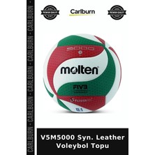 Carlburn Özel Üretim V5M5000 Syn. Leather Voleybol Topu Salon Ekipman File